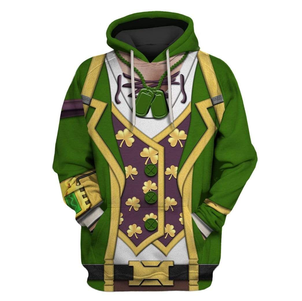 Gearhumans Sgt. Green Clover In Fortnite Custom T-Shirt – Hoodies Apparel