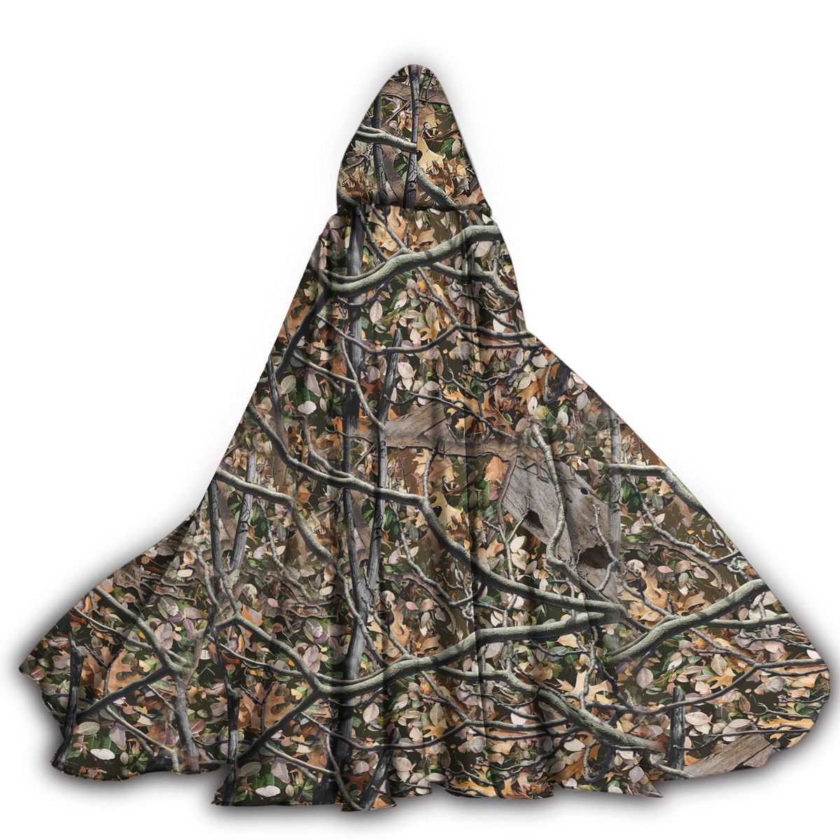 Gearhumans 3D Hunting Camouflage Custom Hooded Cloak