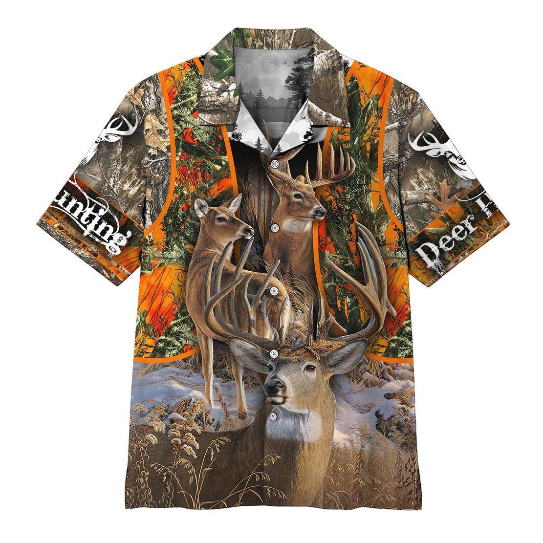 Gearhumans 3D Deer Hunting Hawaii Shirt