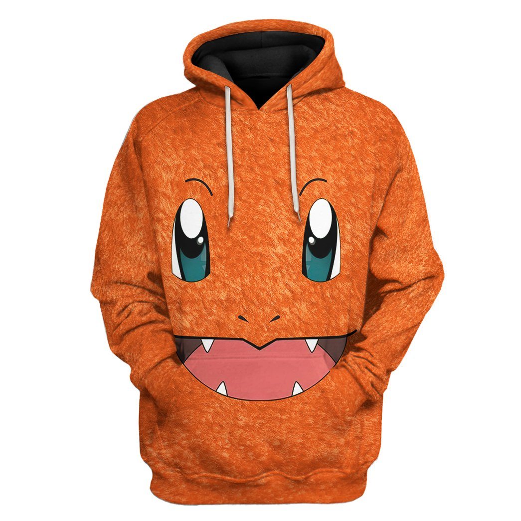 Gearhumans Gearhuman 3D Pokemon Charmander Tshirt Hoodie Apparel