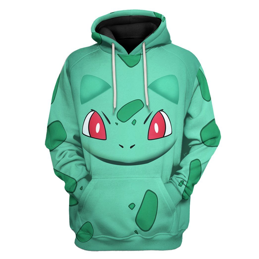 Gearhumans Gearhuman 3D Pokemon Bulbasaur Tshirt Hoodie Apparel