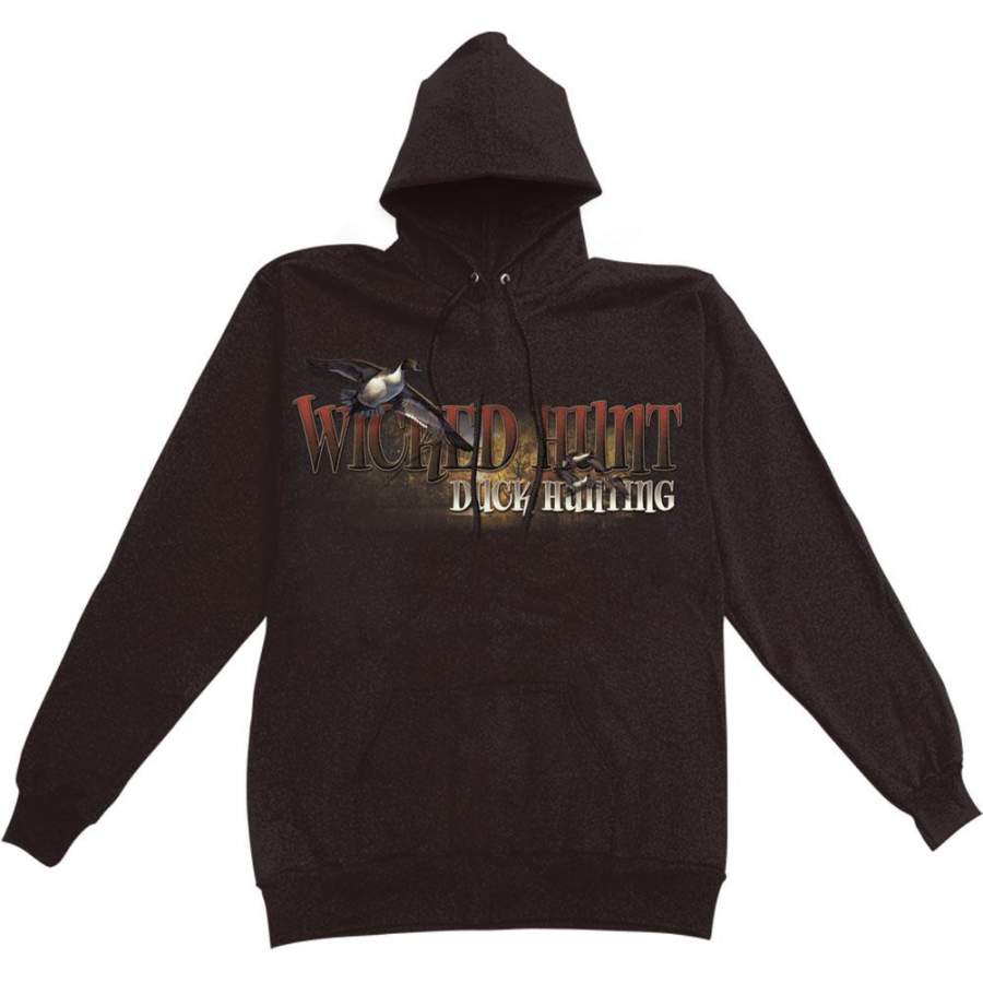 Duck Hunting In A Fowl Mood Hooded Sweatshirt