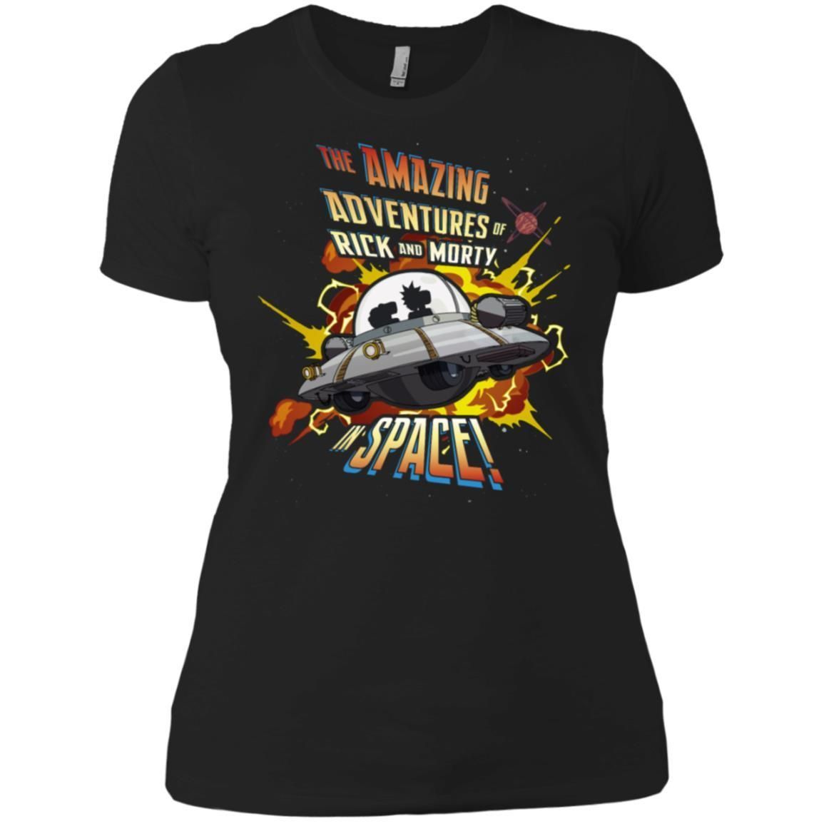 Rick And Morty Amazing Adventures In Space Women T-Shirt