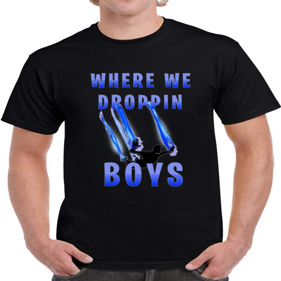 Fortnite Where We Droppin’ Boys T Shirt