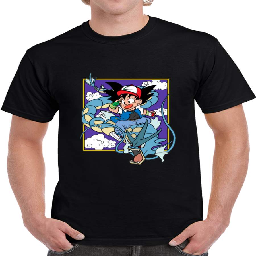 Dragon Ball Pokemon T Shirt