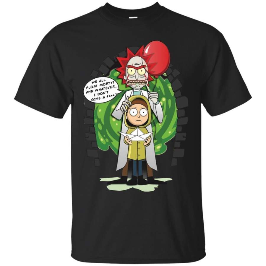 AGR It Pennywise Sanchez We All Float Rick And Morty Stephen King Shirt G200 Gildan