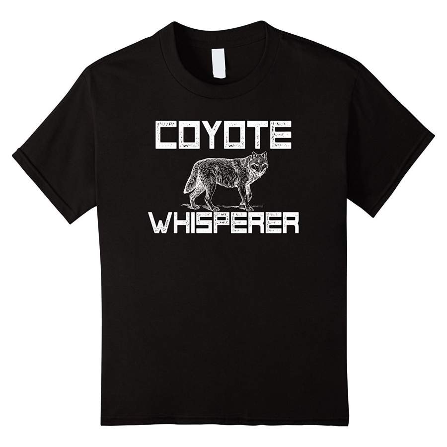 Coyote Whisperer Hunting Shirt Predator Hunter T Shirts Fashion O-Neck Short Sleeved T-Shirts Summer Funny Tee Shirt For Men