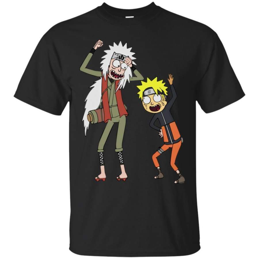 AGR Naruto X Rick And Morty Mashup Shirt G200 Gildan