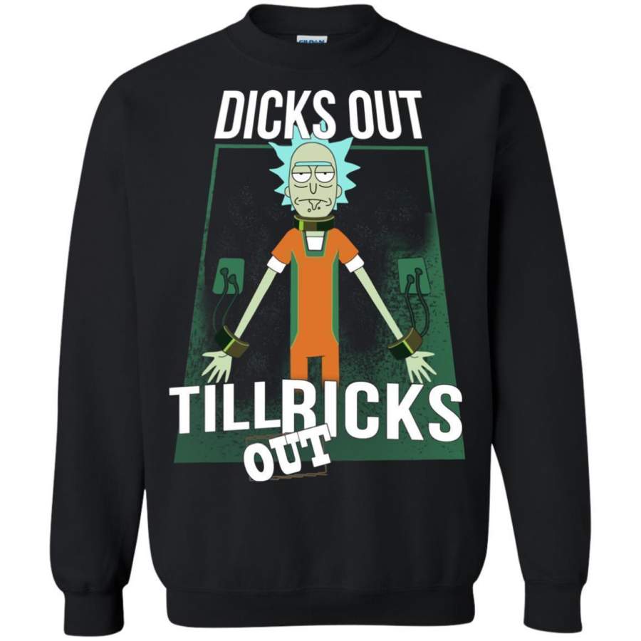 AGR Rick And Morty Dicks Out Till Rick’s Out T-shirt