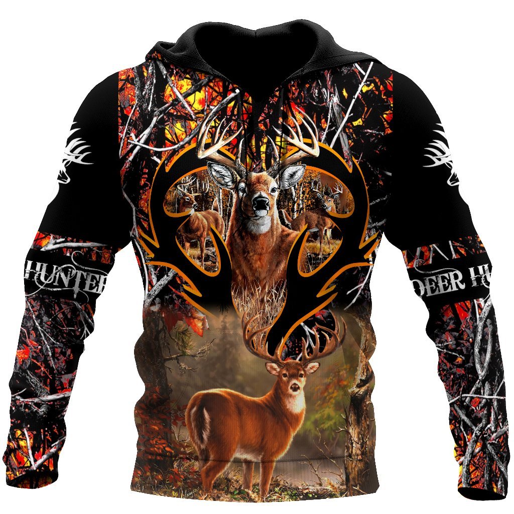 Amazing Deer Hunting 3D All Over Printed Shirts For Men Lam