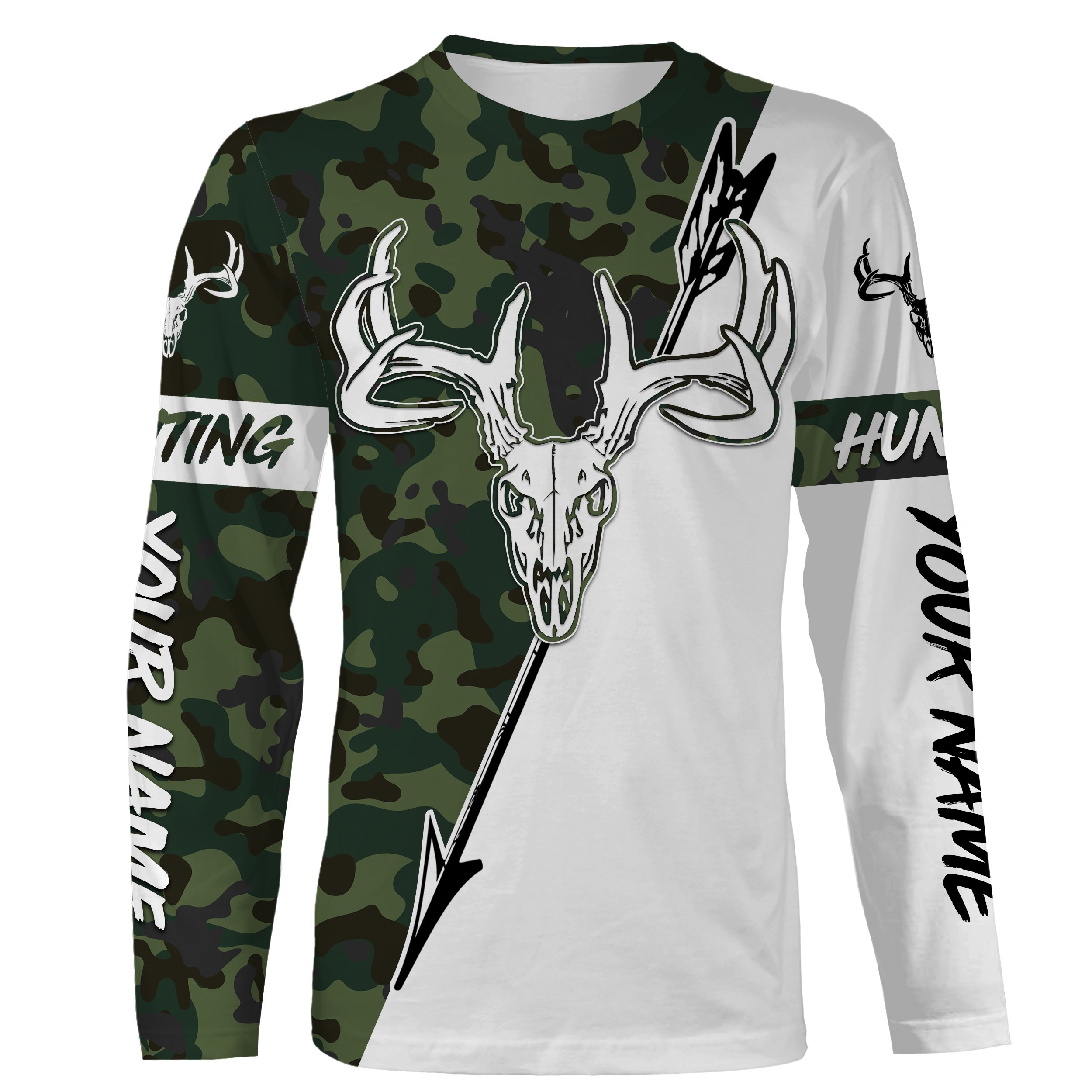 Deer Hunting Bow Hunter Hunting Camo Custom All Over Print Shirts, Personalized Hunting Gifts – Iphw1869