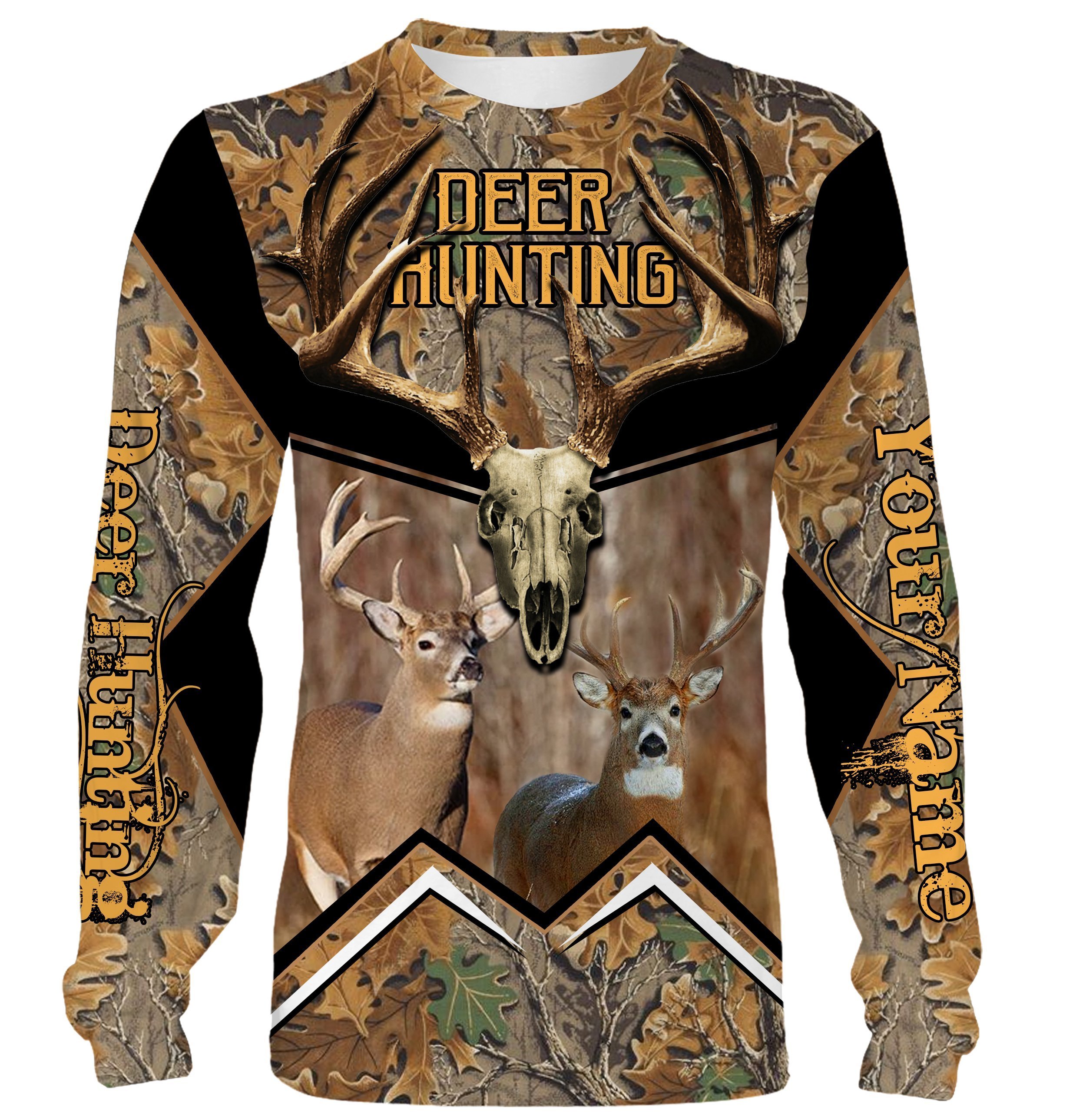 Deer Hunting Custom Name 3D All Over Print Shirts – Personalized Hunting Gift – Fsd171