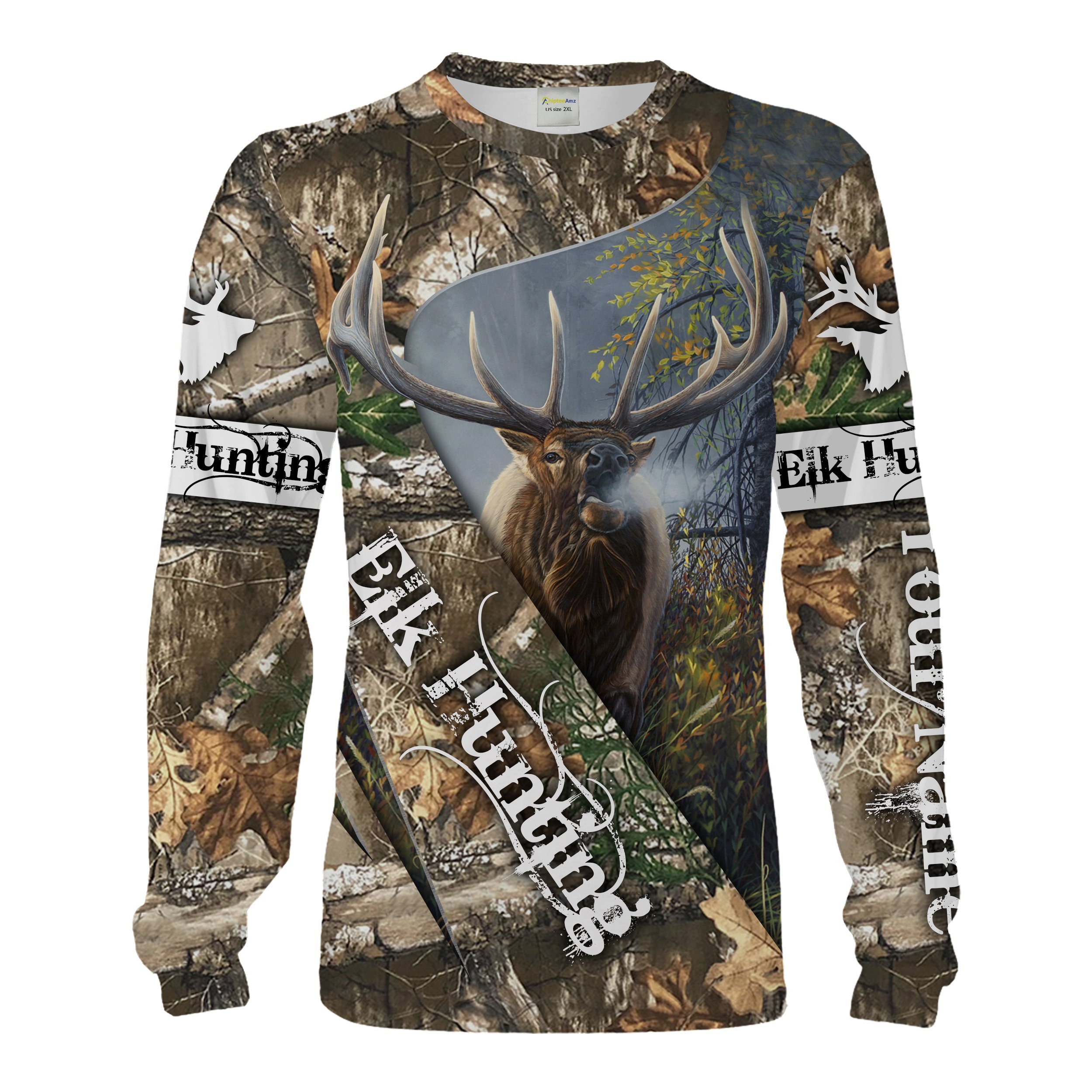 Beautiful Elk Hunting Custom Name 3D Full Printing Shirts, Hoodie – Personalized Hunting Gifts Fsd1811