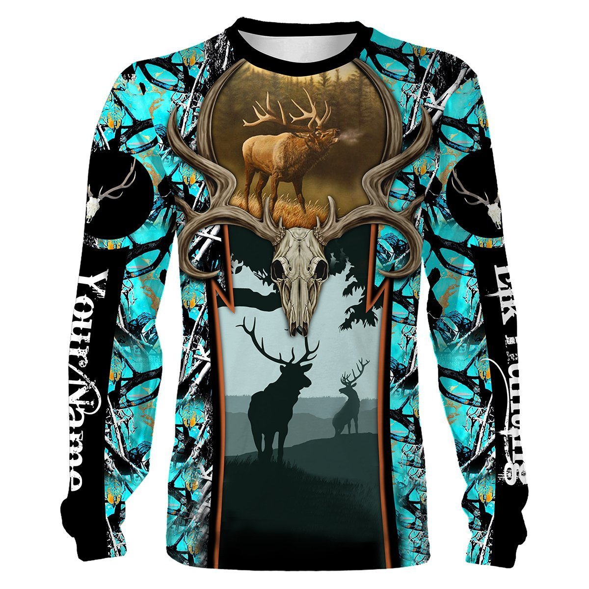 Best Elk Hunting Custom Name 3D All Over Print Shirts – Personalized Hunting Gifts – Fsd142