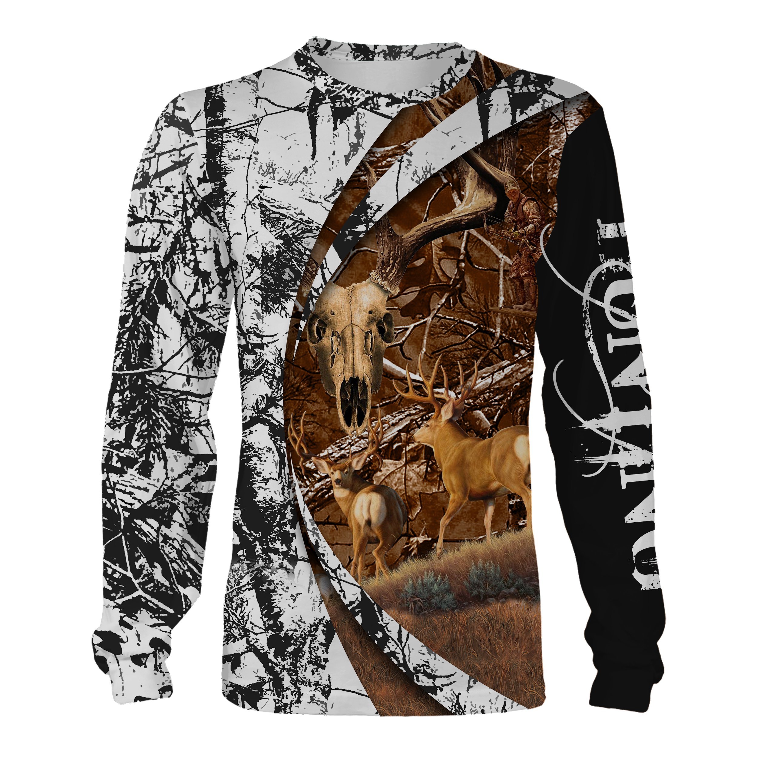 Beautiful Deer Hunting Shirt 3D Full Printing Sweatshirt, Long Sleeves, Hoodie, Zip Up Hoodie – Personalized Gift For Deer Hunter – Fsd638