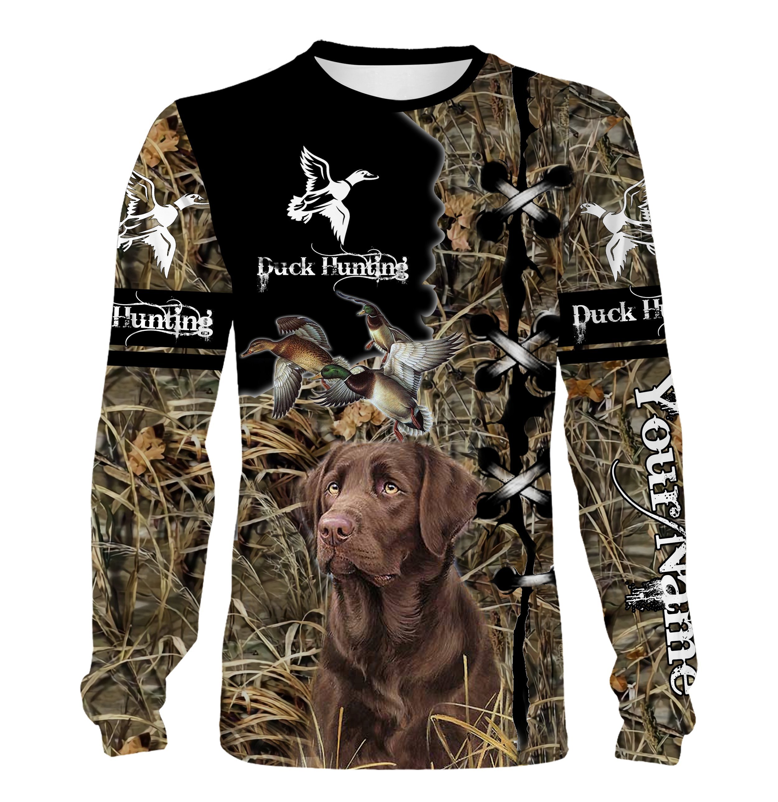 Duck Hunting Custom Name 3D All Over Print Shirts – Personalized Hunting Gift – Fsd176