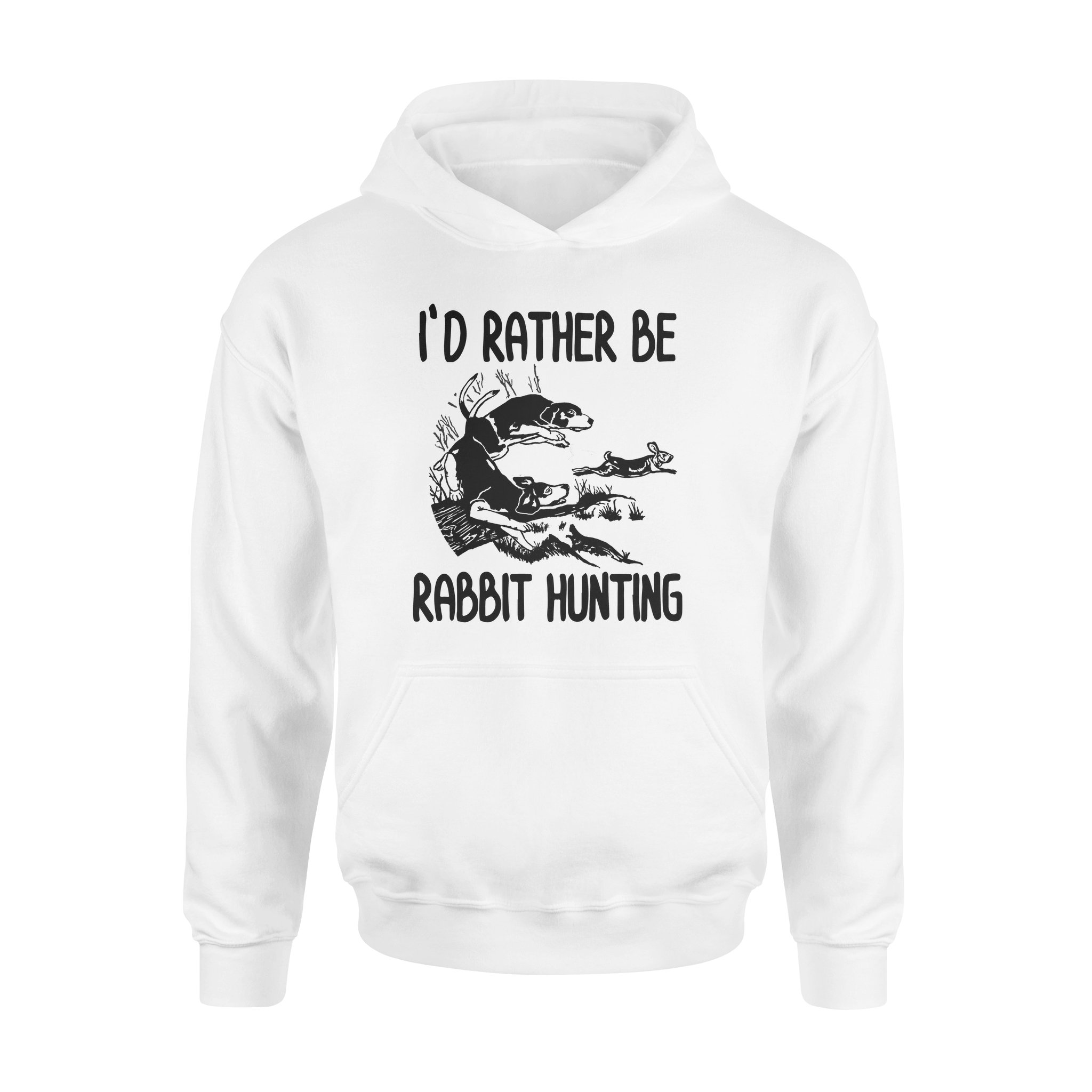 Rabbit Hunting With Beagle I’D Rather Be Rabbit Hunting Shirt D05 Nqs1308 – Standard Hoodie