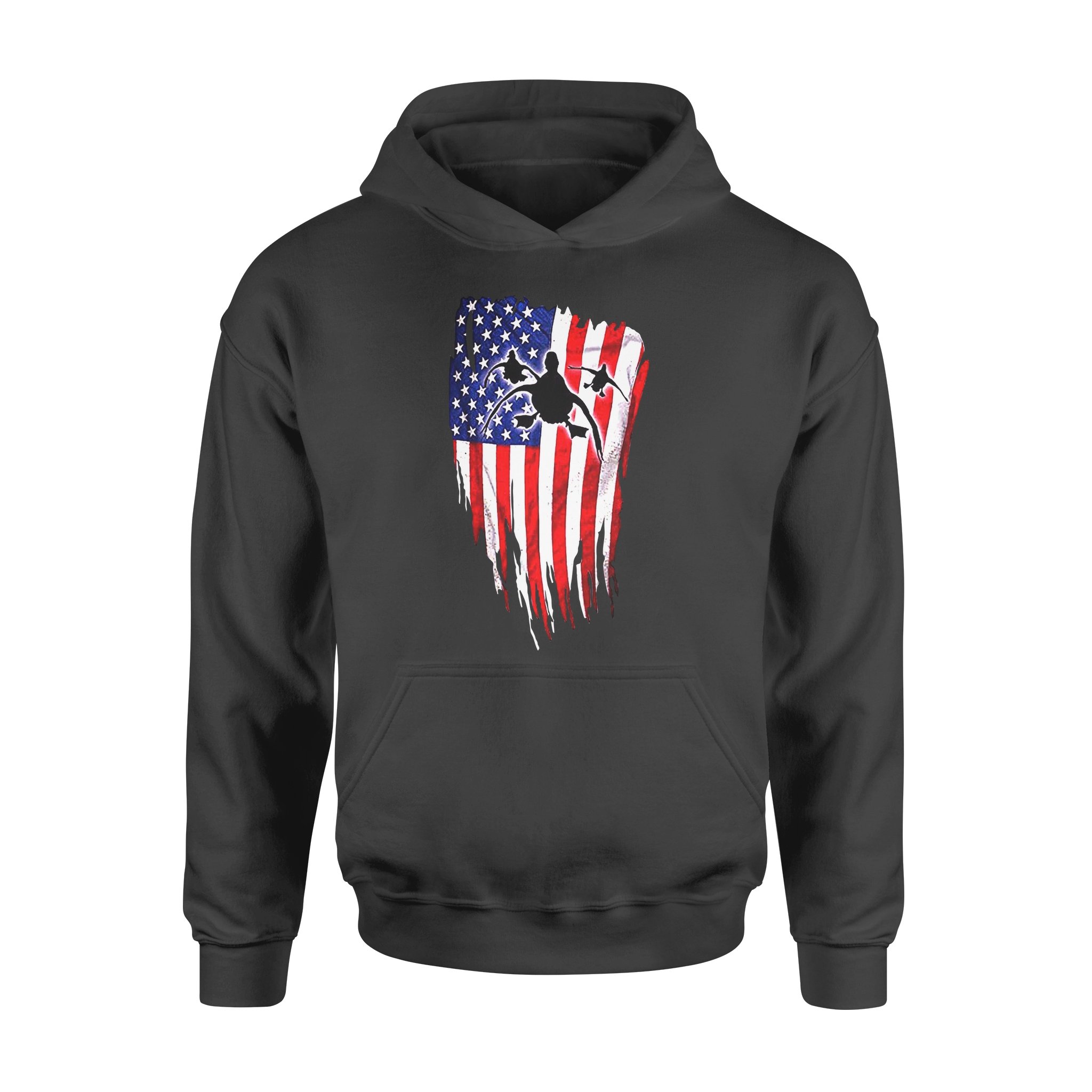 Duck Hunting American Flag Hoodie Gifts For Duck Hunter – Fsd1321D06