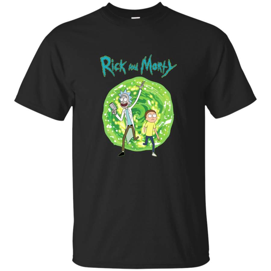 AGR Mens Rick And Morty Portal T Shirt