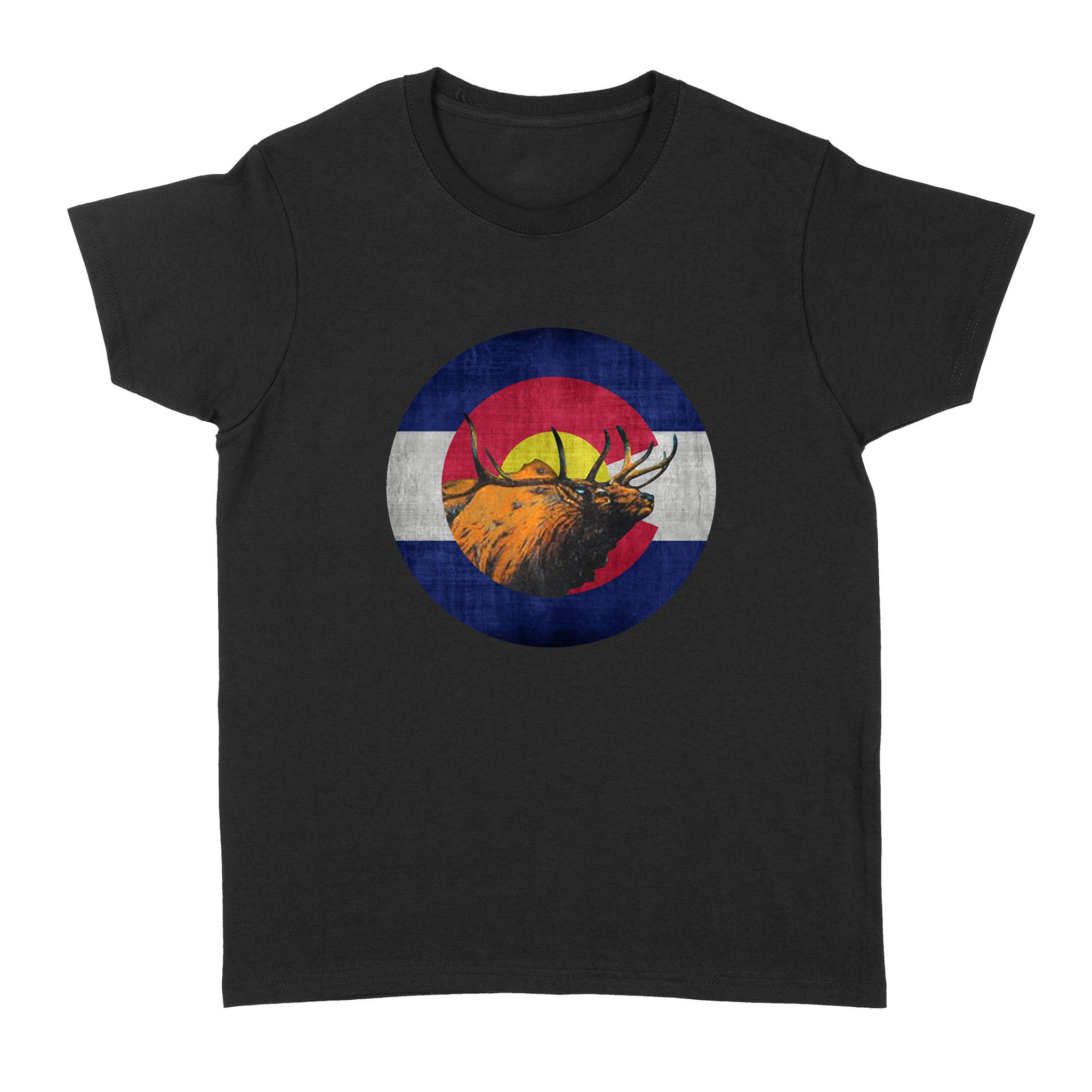 Co Flag Colorado Elk Hunting Women’S T-Shirt, Gift For Elk Hunter – Fsd1251D08