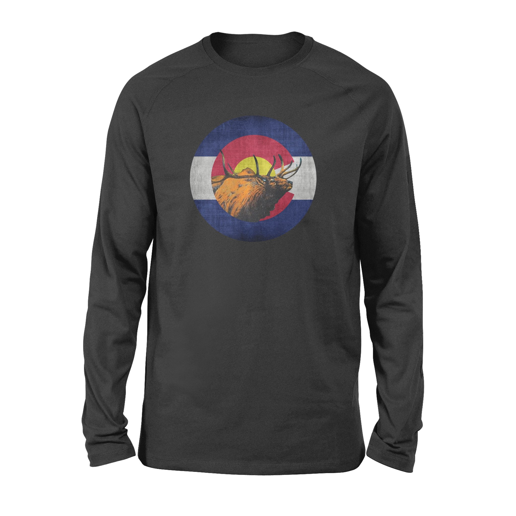 Co Flag Colorado Elk Hunting Long Sleeve, Gift For Elk Hunter – Fsd1251D08