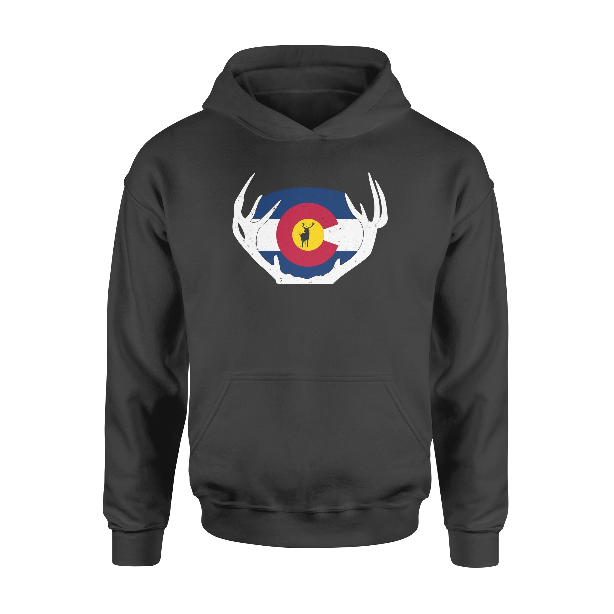 Colorado Flag Elk Hunting Hoodie – Fsd1250D03