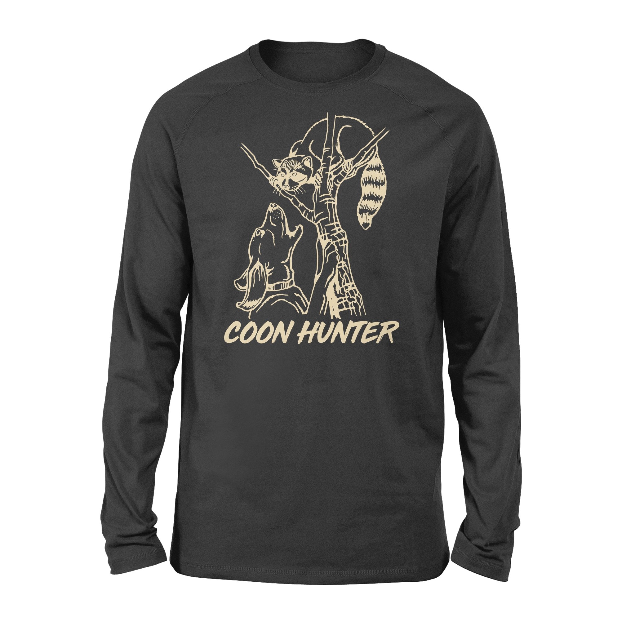 Coon Hunter Coonhound Long Sleeve Raccoon Hunting Shirt – Fsd1230D06