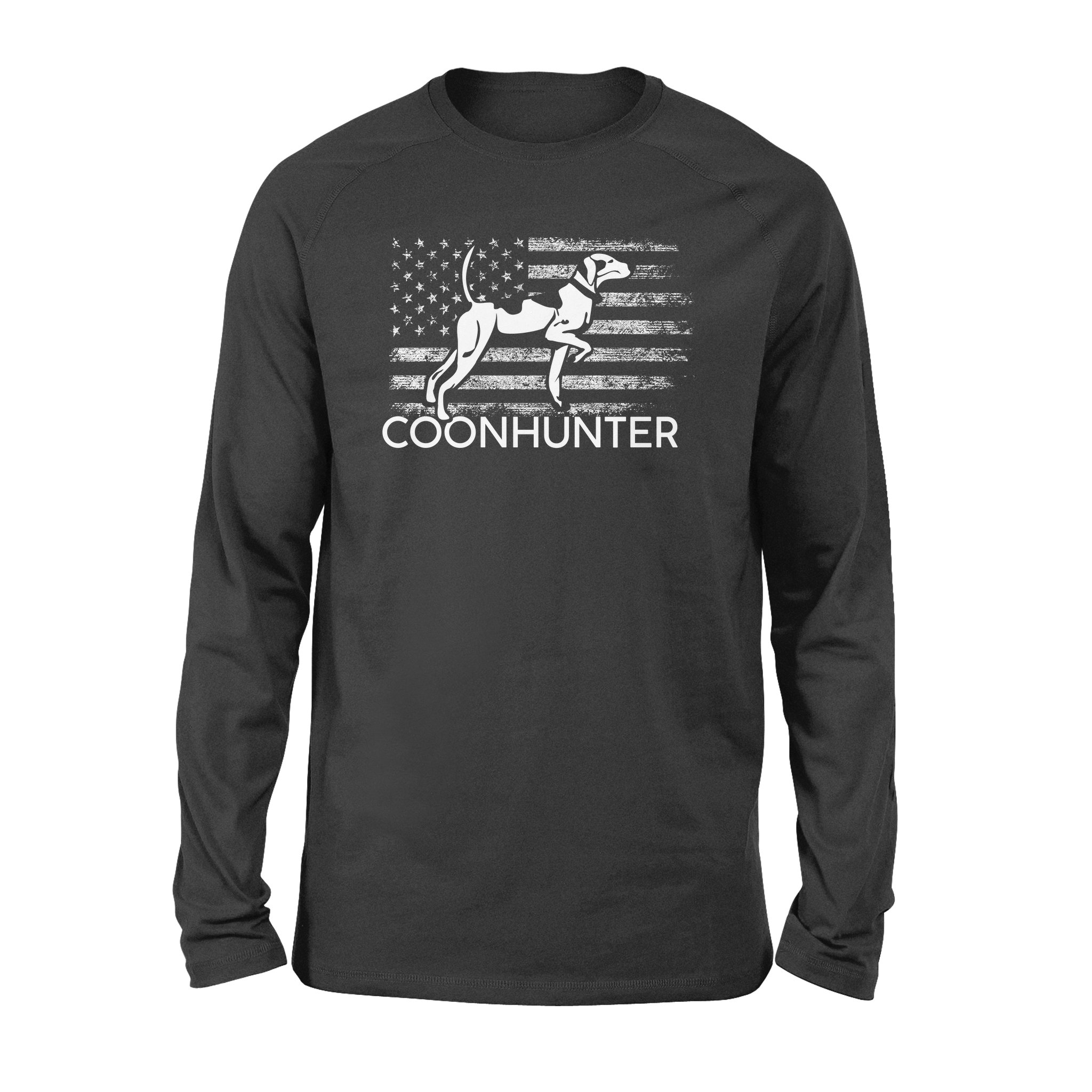 Coon Hunting American Flag 4Th July, Coon Hunter Shirt Nqsd240 – Standard Long Sleeve