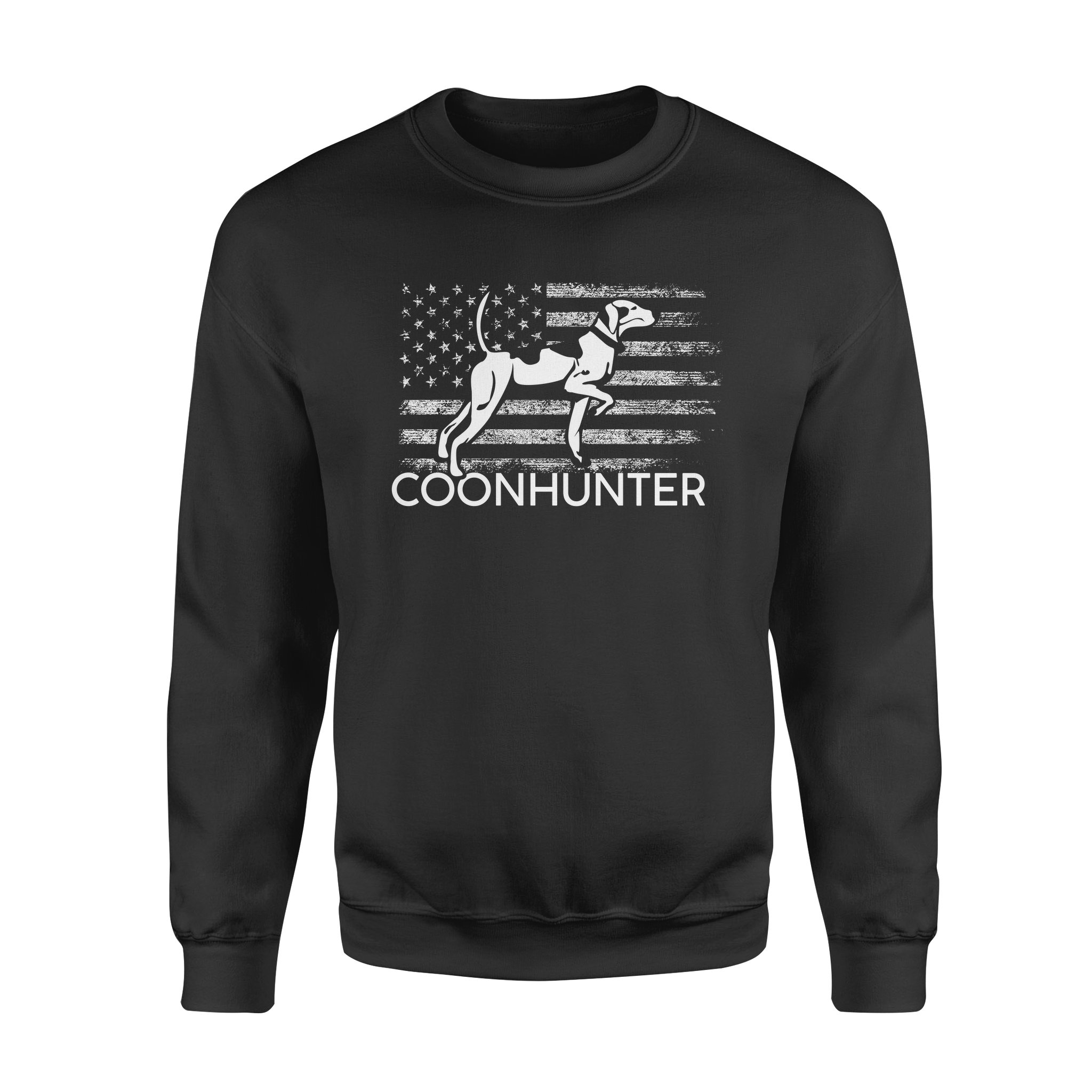 Coon Hunting American Flag 4Th July, Coon Hunter Shirt Nqsd240 – Standard Crew Neck Sweatshirt