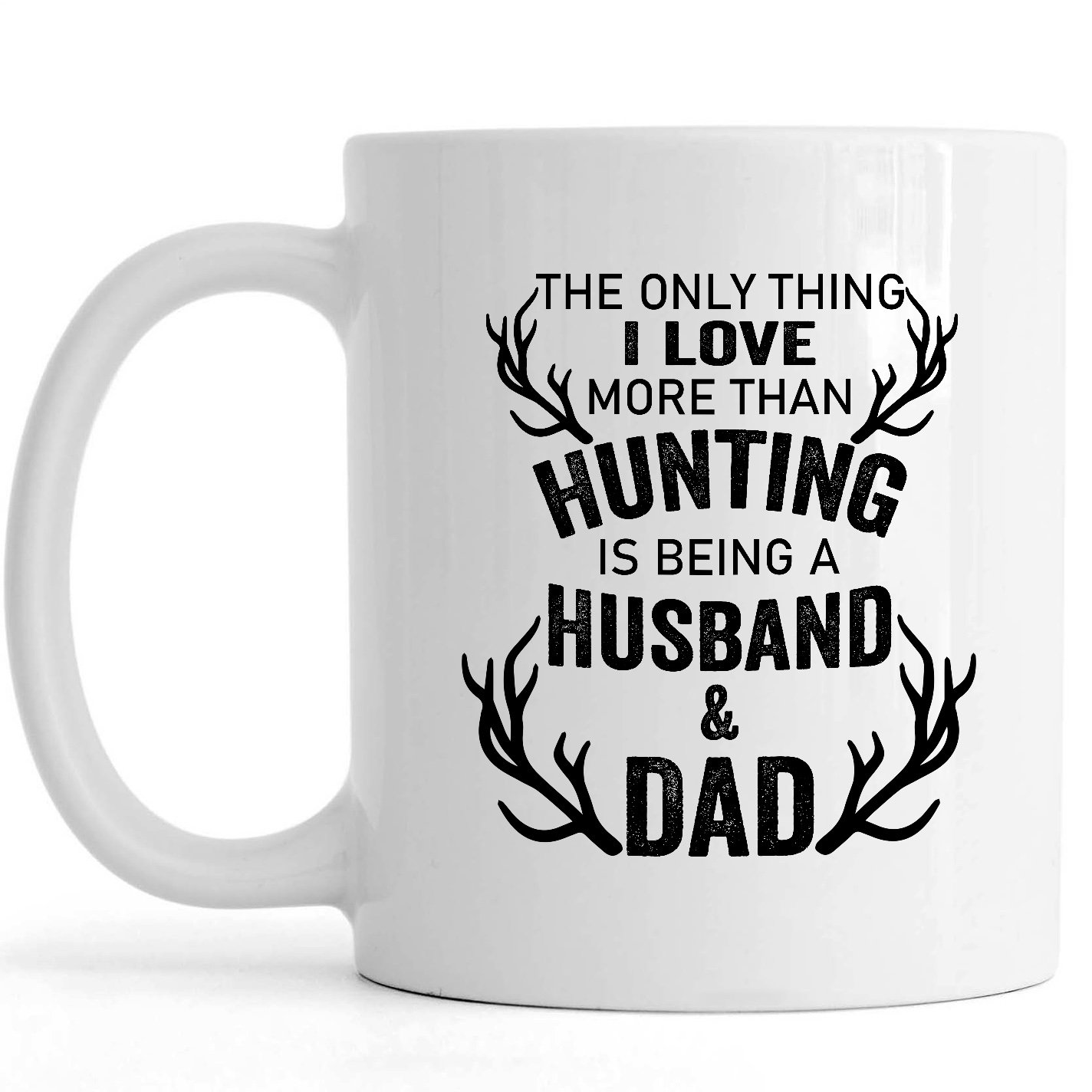 Hunting Dad Mug| Cute Deer Hunting Mug for Dad, Special Father’s Day Gift for Hunting Daddy, Hunters New Dad Gift| N1256 Myfihu