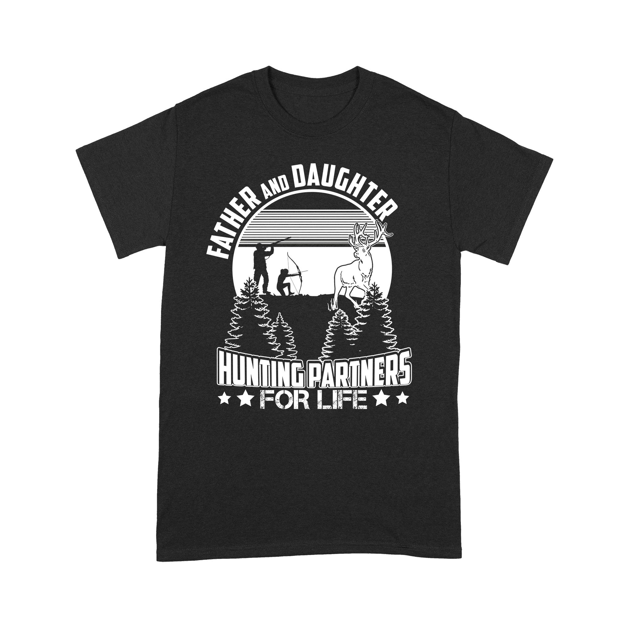 Father and daughter hunting partners for life, bow hunting, gift for hunters NQSD249 – Standard T-shirt