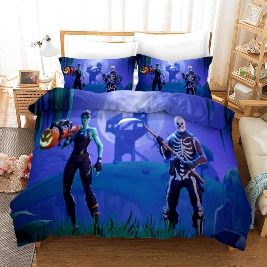 Fortnite Chapter2 Season 3 #25 Duvet Cover Quilt Cover Pillowcase Bedding Set Bed Linen Home Bedroom Decor