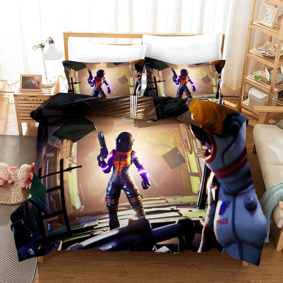 Fortnite Chapter2 Season 3 #31 Duvet Cover Quilt Cover Pillowcase Bedding Set Bed Linen Home Bedroom Decor