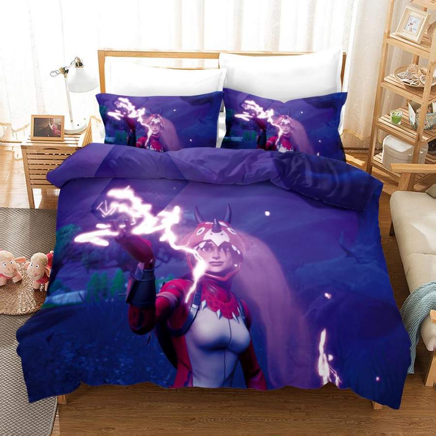 Fortnite Chapter2 Season 3 #19 Duvet Cover Quilt Cover Pillowcase Bedding Set Bed Linen Home Bedroom Decor