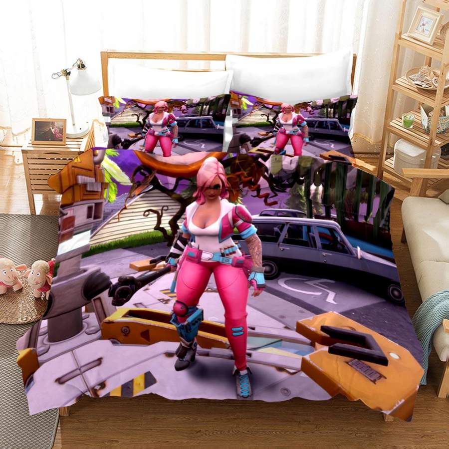 Fortnite Chapter2 Season 3 #7 Duvet Cover Quilt Cover Pillowcase Bedding Set Bed Linen Home Bedroom Decor