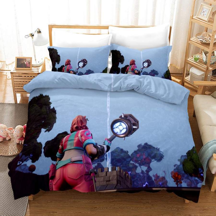 Fortnite Chapter2 Season 3 #32 Duvet Cover Quilt Cover Pillowcase Bedding Set Bed Linen Home Bedroom Decor