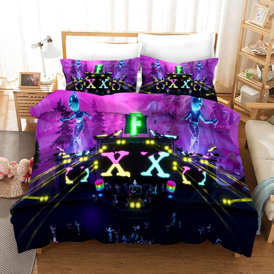 Fortnite Chapter2 Season 3 #20 Duvet Cover Quilt Cover Pillowcase Bedding Set Bed Linen Home Bedroom Decor