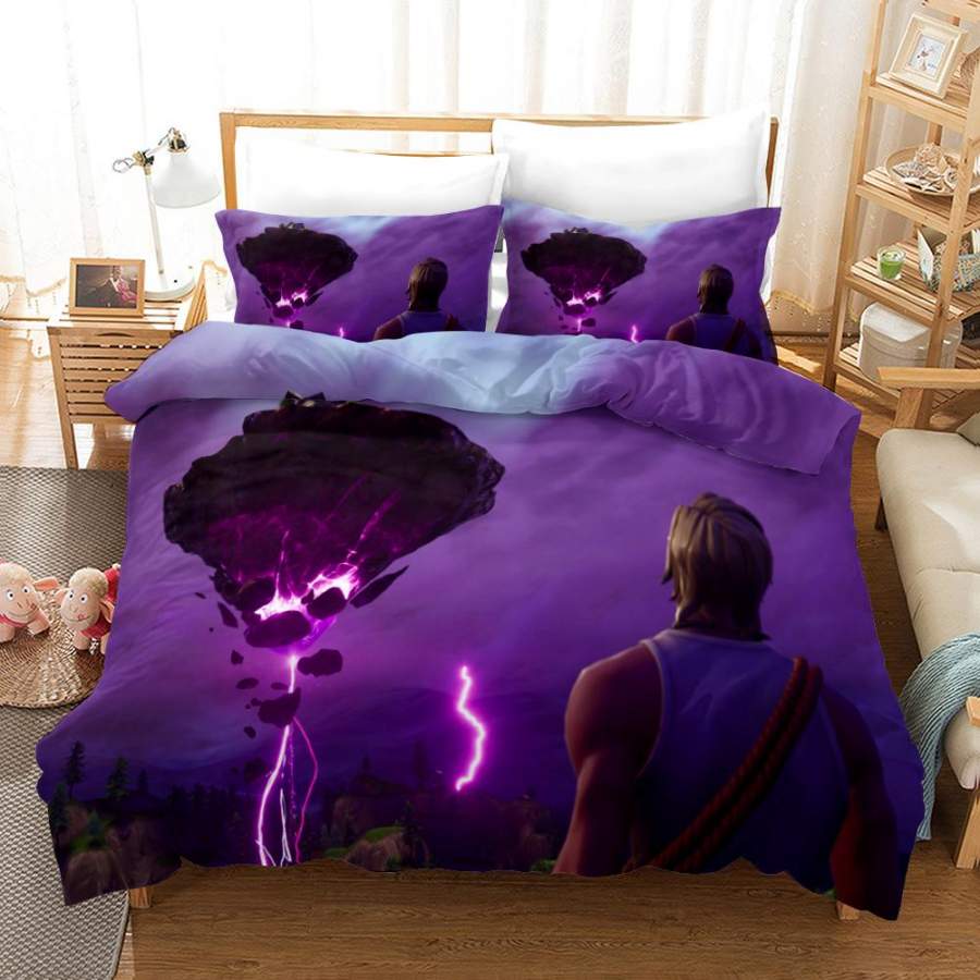 Fortnite Chapter2 Season 3 #37 Duvet Cover Quilt Cover Pillowcase Bedding Set Bed Linen Home Bedroom Decor