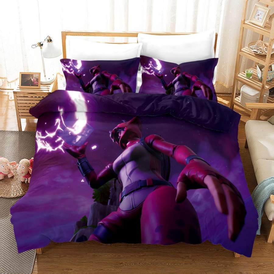 Fortnite Chapter2 Season 3 #23 Duvet Cover Quilt Cover Pillowcase Bedding Set Bed Linen Home Bedroom Decor