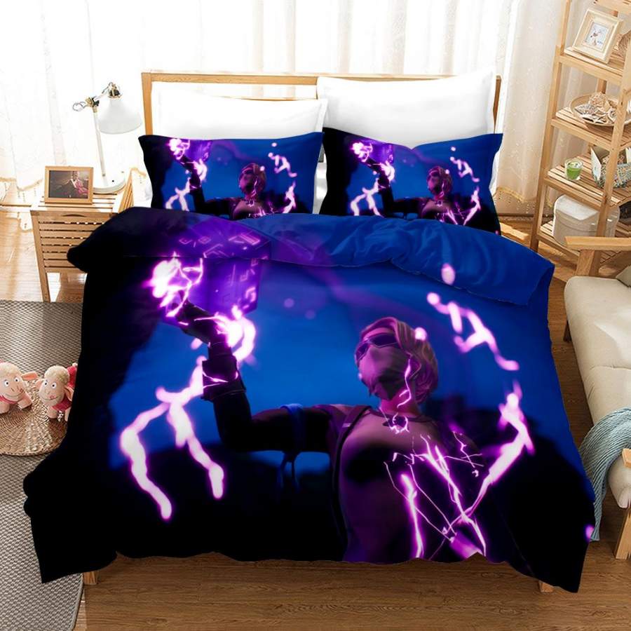 Fortnite Chapter2 Season 3 #26 Duvet Cover Quilt Cover Pillowcase Bedding Set Bed Linen Home Bedroom Decor