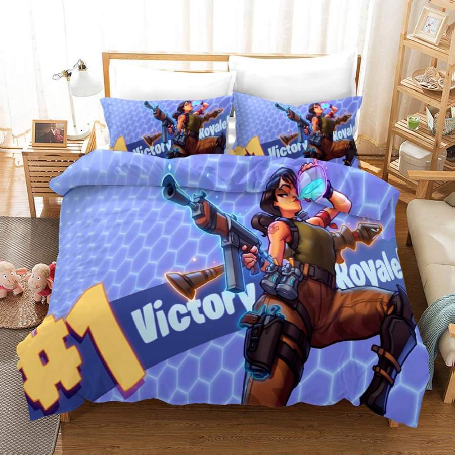 Fortnite Chapter2 Season 3 #12 Duvet Cover Quilt Cover Pillowcase Bedding Set Bed Linen Home Bedroom Decor