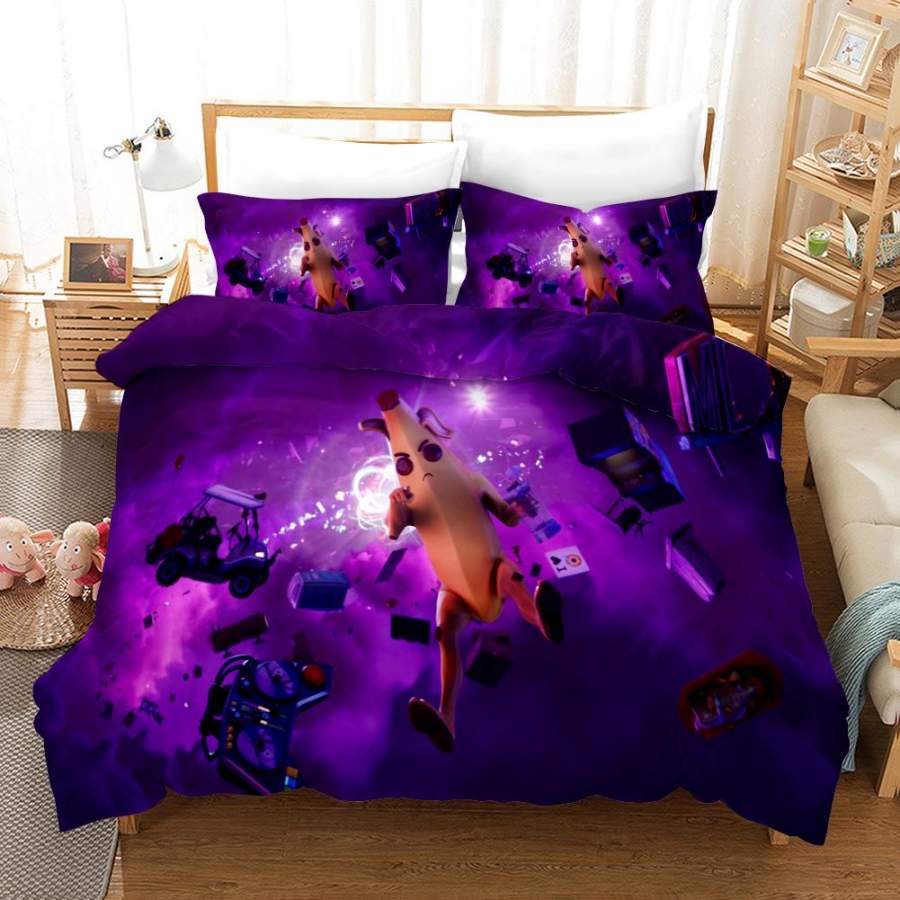 Fortnite Chapter2 Season 3 #17 Duvet Cover Quilt Cover Pillowcase Bedding Set Bed Linen Home Bedroom Decor