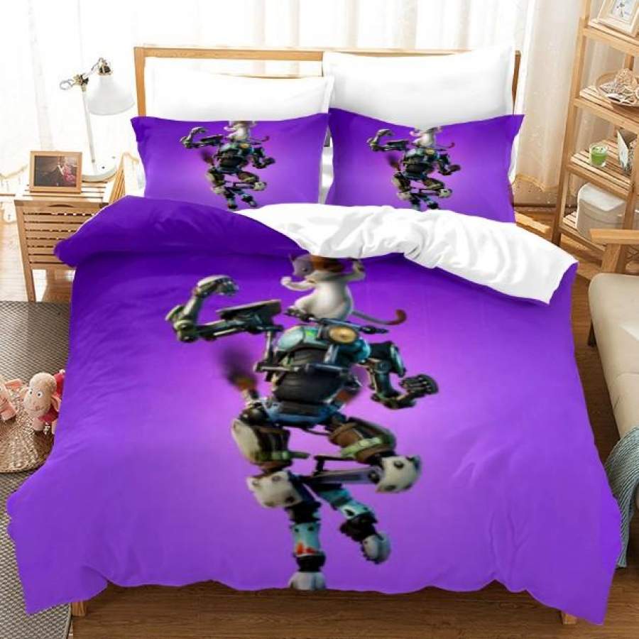 Fortnite Chapter2 Season 3 #4 Duvet Cover Quilt Cover Pillowcase Bedding Set Bed Linen Home Bedroom Decor