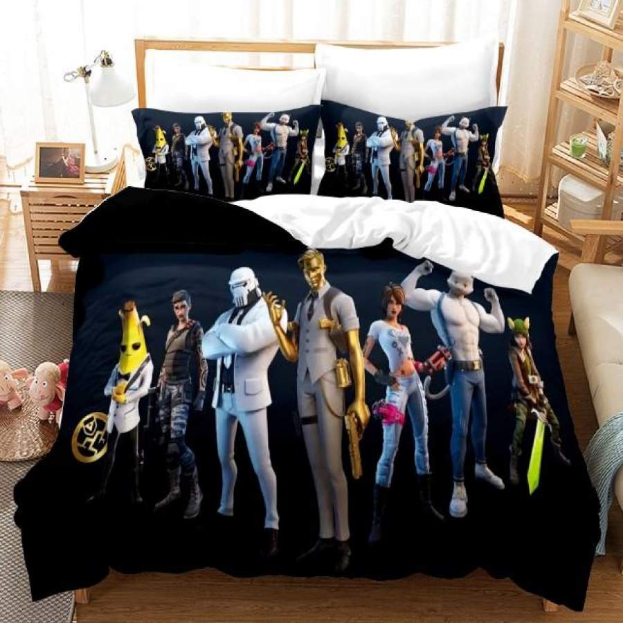 Fortnite Chapter2 Season3 #2 Duvet Cover Quilt Cover Pillowcase Bedding Set Bed Linen Home Bedroom Decor