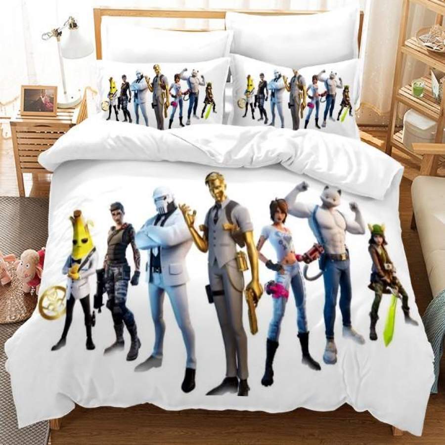 Fortnite Chapter2 Season3 #1 Duvet Cover Quilt Cover Pillowcase Bedding Set Bed Linen Home Bedroom Decor