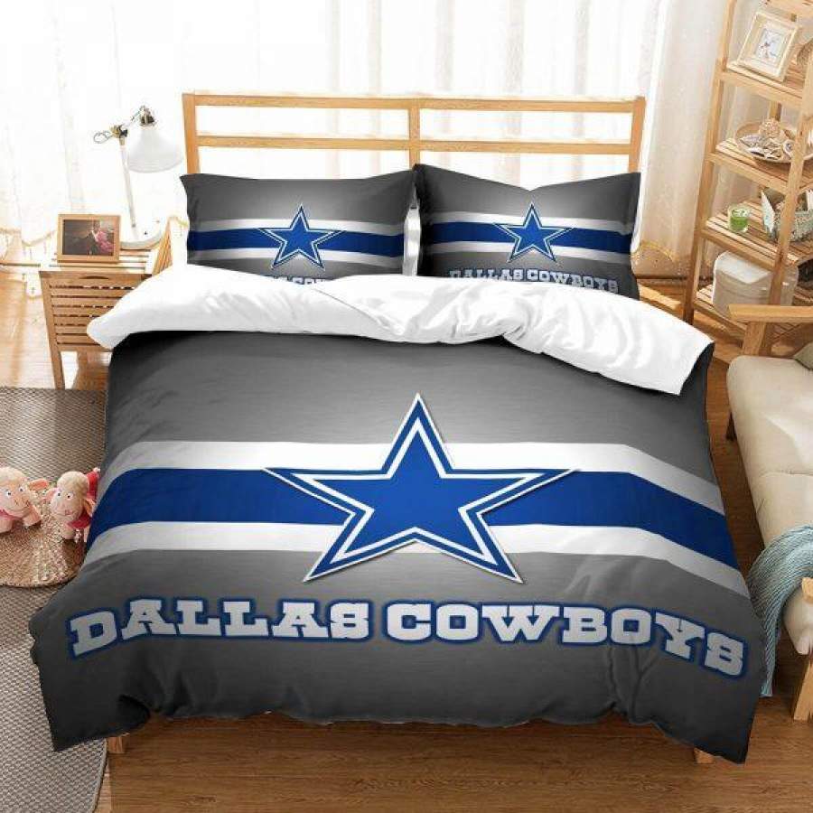 Dallas Cowboys Football Logo #2 Duvet Cover Quilt Cover Pillowcase Bedding Set Bed Linen Home Decor