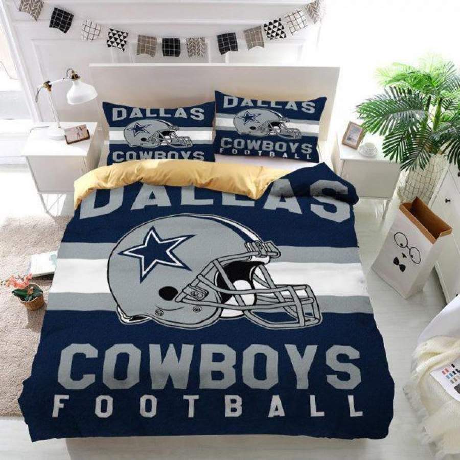 Dallas Cowboys Football Logo #1 Duvet Cover Quilt Cover Pillowcase Bedding Set Bed Linen Home Decor