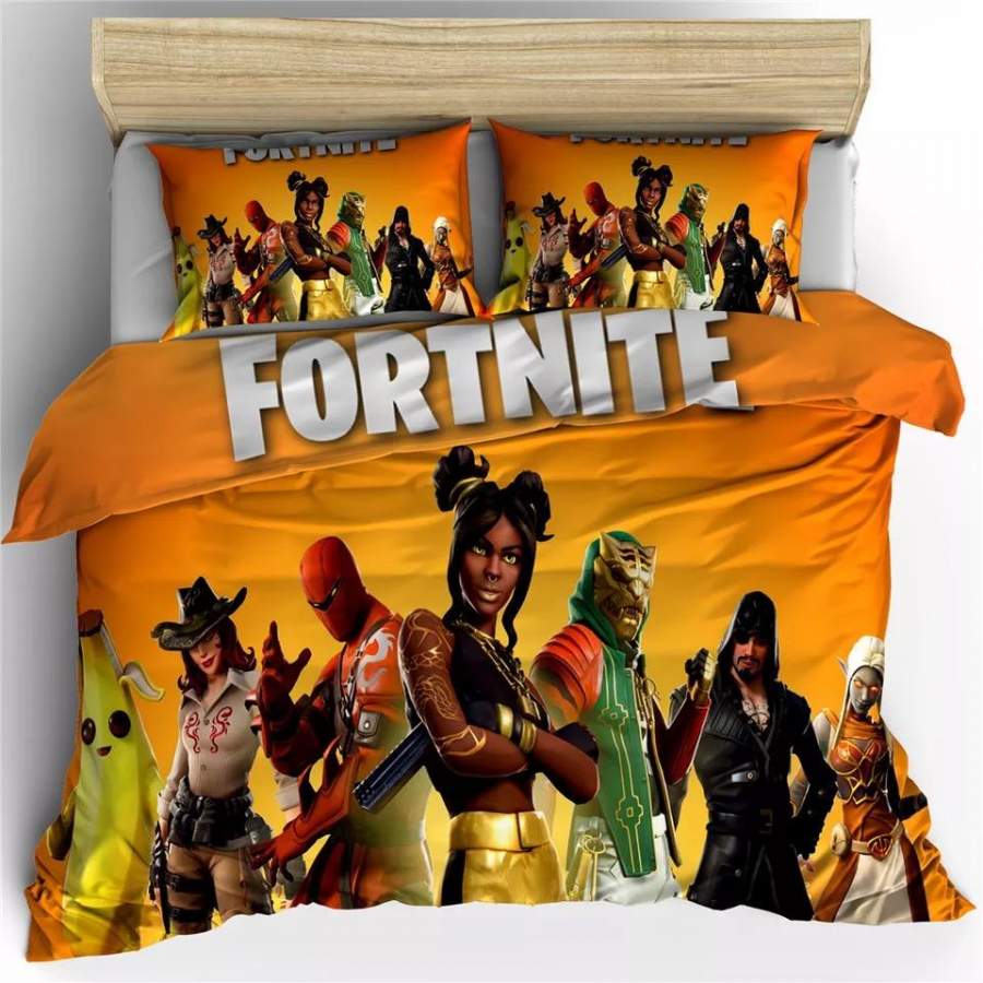 Fortnite Team #28 Duvet Cover Quilt Cover Pillowcase Bedding Set Bed Linen Home Bedroom Decor