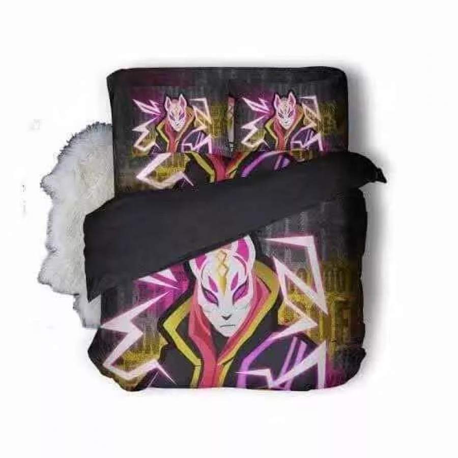 Fortnite Fox Drift #34 Duvet Cover Quilt Cover Pillowcase Bedding Set Bed Linen Home Decor