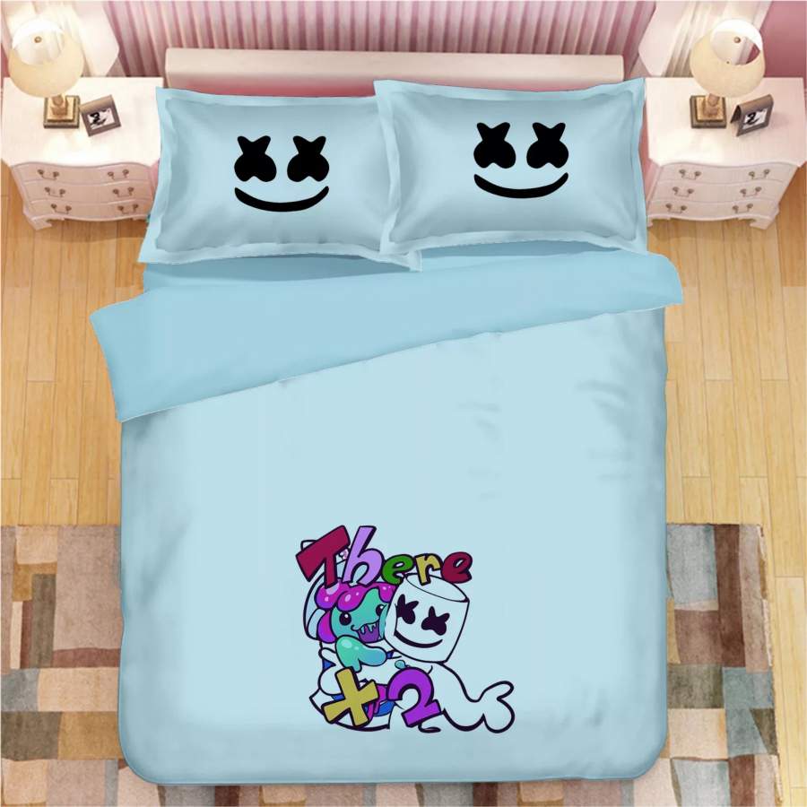 Fortnite Marshmello DJ #10 Duvet Cover Quilt Cover Pillowcase Bedding Set Bed Linen